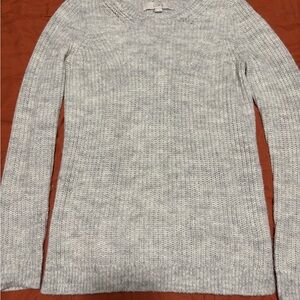 LOFT Gray Knit Sweater